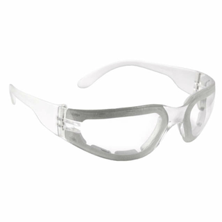 Radians MRSF111ID Mirage Foam Small Safety Eyewear - Clear Frame - Clear Anti-Fog Lens