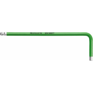 PB Swiss Tools PB 212.2,5 YG Rainbow Metric Ballpoint Hex Key