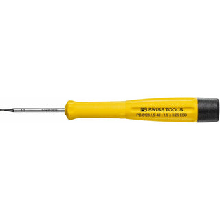 PB Swiss Tools PB 8128.1,5-40 ESD Electronic Screwdriver, Slotted, 1.5mm x 40mm