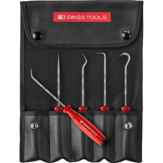 PB Swiss Tools PB 8685.Set PickTool, SwissGrip Handle, 5-Piece Set In Roll-Up Case