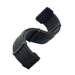 SilverStone PP07E-MBW-V2 Super Flexible PSU Extension Cables, 1 x 24Pin ATX