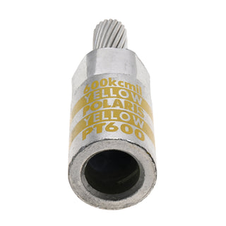 NSI PT600 350 MCM Aluminum Pin Terminal – Yellow – Copper Pin