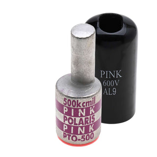 NSI PTO-500 350 MCM Aluminum Offset Pin Terminal – Pink – Aluminum Pin