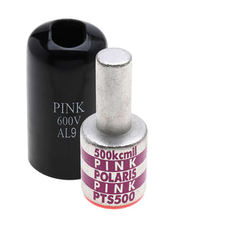 NSI PTS500 350 MCM Aluminum Center Pin Terminal – Pink – Aluminum Pin