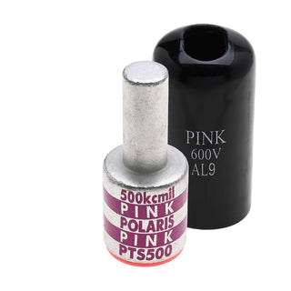 NSI PTS500 350 MCM Aluminum Center Pin Terminal – Pink – Aluminum Pin