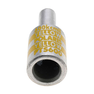 NSI PTS600 400 MCM Aluminum Center Pin Terminal – Yellow – Aluminum Pin