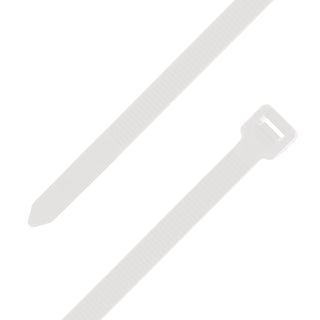 NSI GRP-8120 8”, Natural Heavy-Duty 120lb Cable Ties, 100 Pack