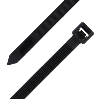 NSI GRP-14750 14”, Black General Purpose 75lb Cable Ties, 100 Pack