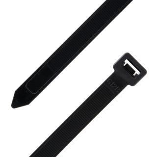 NSI GRP-342500 34”, Black Super Heavy-Duty 250lb Cable Ties, 50 Pack