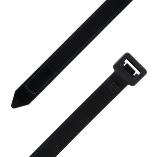 NSI GRP-282500 28”, Black Super Heavy-Duty 250lb Cable Ties, 50 Pack