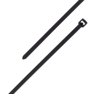 NSI GRP-8400X 8”, Black General Purpose 40lb Cable Ties, 1000 Bulk Pack