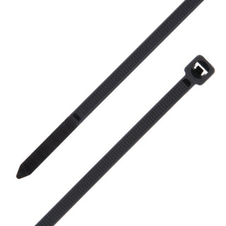 NSI GRP-11750 11 Inch Black General Purpose 75lb Cable Ties, 100 Pack