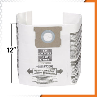 Ridgid 40153 High-Efficiency Dust Bags (VF3503)