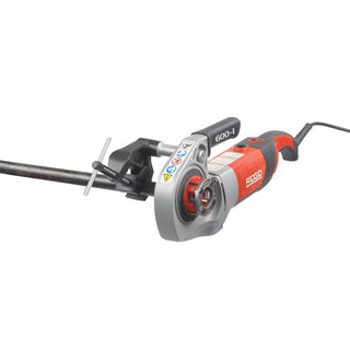 Ridgid 44918 Power Drive w/ 1/2"-1 1/4" NPT 11R Die Heads, Case and Support Arm