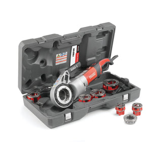 Ridgid 44923 Power Drive 1/2" - 2" NPT Die Heads, Case, & Support Arm