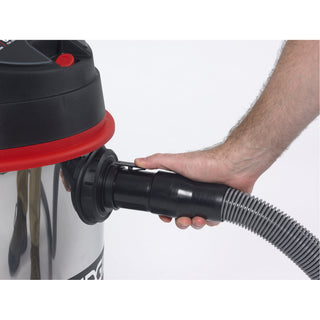 Ridgid 50353 16 Gallon Stainless Steel Wet/Dry Vac with Cart (1610RV)
