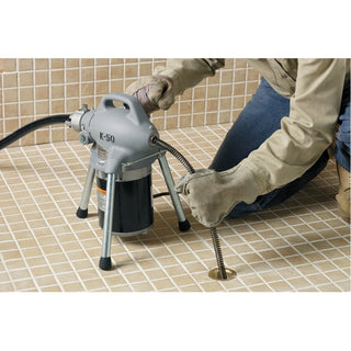 Ridgid 58980 K-50 Machine, with -17-A Adapter, A-30 Cable Kit