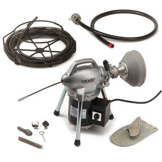 Ridgid 58980 K-50 Machine, with -17-A Adapter, A-30 Cable Kit