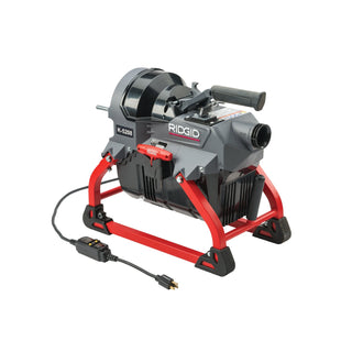 Ridgid 64678 K-5208, 115V 60Hz Machine with guide hose, qty: 4 C-11 cables, sectional cable carrier, toolbox (w/cutters) kit & transport cart
