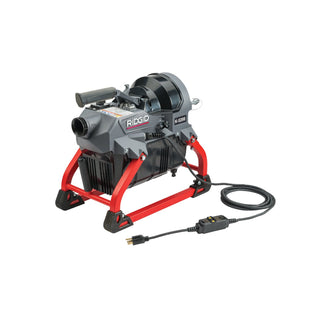 Ridgid 64678 K-5208, 115V 60Hz Machine with guide hose, qty: 4 C-11 cables, sectional cable carrier, toolbox (w/cutters) kit & transport cart
