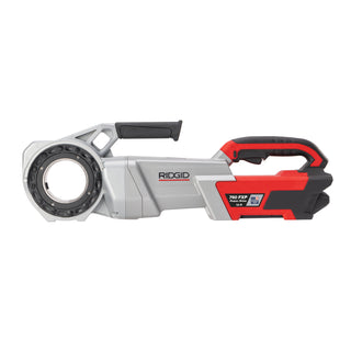 Ridgid 72023 760 FXP Power Drive (12-R), 2x 4Ah FXP Batteries, FXP Charger, 1/2-2" 12-R NPT Die Head Set, Support Arm, Case