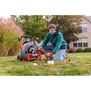 Ridgid 73073 K-4310 FXP 5/8" Drum Machine with FXP Battery-8.0 Ah (Qty-2) & Charger