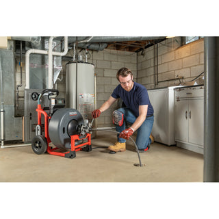 Ridgid 73073 K-4310 FXP 5/8" Drum Machine with FXP Battery-8.0 Ah (Qty-2) & Charger