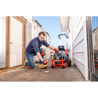 Ridgid 73073 K-4310 FXP 5/8" Drum Machine with FXP Battery-8.0 Ah (Qty-2) & Charger