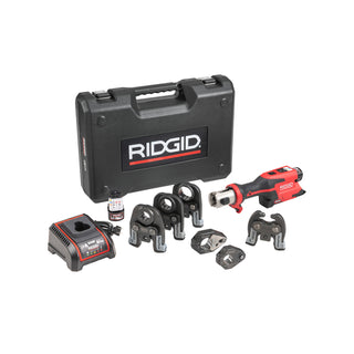 Ridgid 78228 RP 251 Press Tool Battery Kit (1/2"-1") MegaPress Jaws and (1/2"-3/4") Rings with C1 Actuator