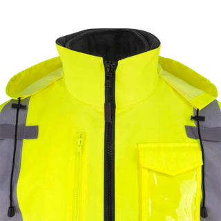 Radians RHG-SJ13 3-in-1 Bomber Jacket with Inner Heated Vest Kit with Battery - Hi-Vis Green