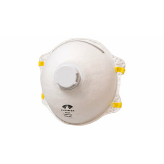 Pyramex RM10V N95 Cone Respirator with Exhalation Valve, Box of 10
