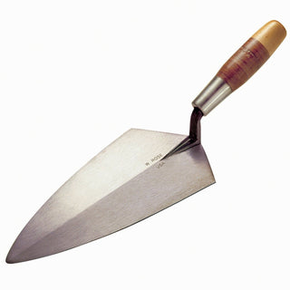 W. Rose RO310-10 1/2-PK2 10-1/2” Philadelphia Brick Trowel with Leather Handle