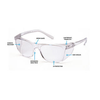 Pyramex S10910STM Pyramex Safety-LEGACY-F:CLEAR/L:CLEAR H2MAX