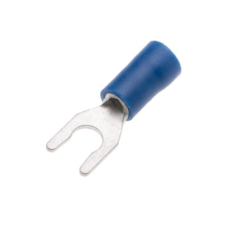 NSI S16-8V-L-P Wire Terminal Spade Locking Vinyl 16-14 AWG 8 Stud Pro Pack Bottle (85 Ea)