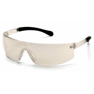 Pyramex S7280ST Indoor/Outdoor Mirror Anti-Fog Lens with Clear Temples