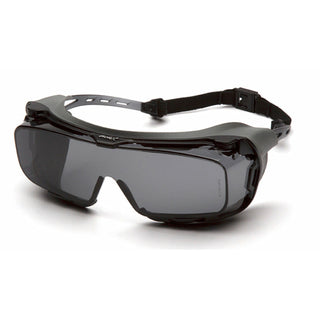 Pyramex S9920STMRG Pyramex Safety - Cappture Plus - Gray Temples/Gray H2X Anti-fog with Rubber Gasket