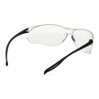 Pyramex S9710STM Neshoba - Clear H2Max Anti-Fog Lens with Black Temples