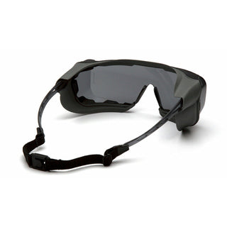 Pyramex S9920STMRG Pyramex Safety - Cappture Plus - Gray Temples/Gray H2X Anti-fog with Rubber Gasket