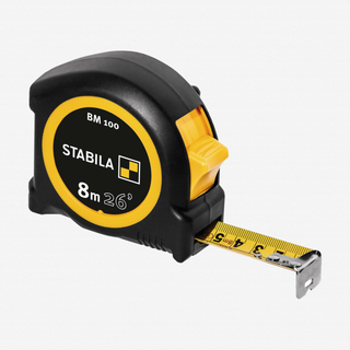 Stabila 30826 Pocket tape BM 100, cm/inch scale 16 ft