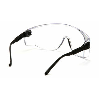 Pyramex SB1010S Defiant Jumbo Size Clear Lens with Black Temples