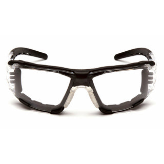 Pyramex SB10210STMFP Pyramex Safety - Fyxate - Black frameClear H2MAX Anti-Fog with Foam Padding