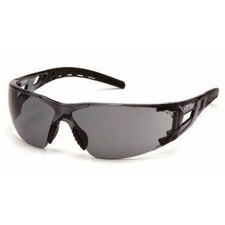 Pyramex SB10220ST Fyxate Gray H2X Anti-Fog Lens with Gray Temples