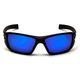 Pyramex SB10465D Velar Black Frame/Ice Blue Mirror Lens Safety Glasses