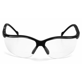 Pyramex SB1810R15T V2 Readers Clear +1.5 H2X Anti-Fog Lens with Black Frame