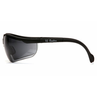Pyramex SB1820R15 V2 Readers Gray +1.5 Lens with Black Frame