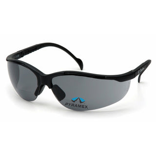 Pyramex SB1820R20 V2 Readers Gray +2.0 Lens with Black Frame