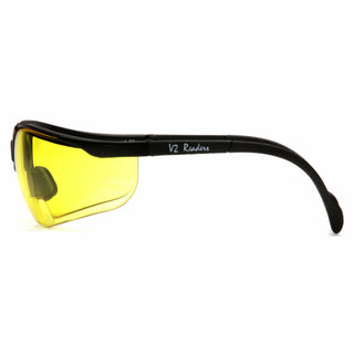 Pyramex SB1830R20 V2 Readers Amber +2.0 Lens with Black Frame