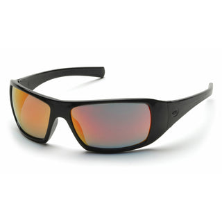 Pyramex SB5645D Ice Orange Mirror Lens with Black Frame
