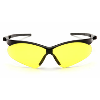 Pyramex SB6330SP Amber Lens with Black Frame and Cord