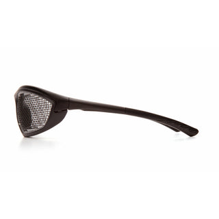 Pyramex SB74WMD Trifecta Black Wire Mesh Lens with Black Frame